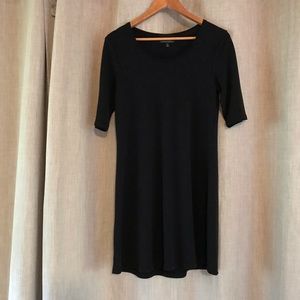 Cynthia Rowley black skater dress
